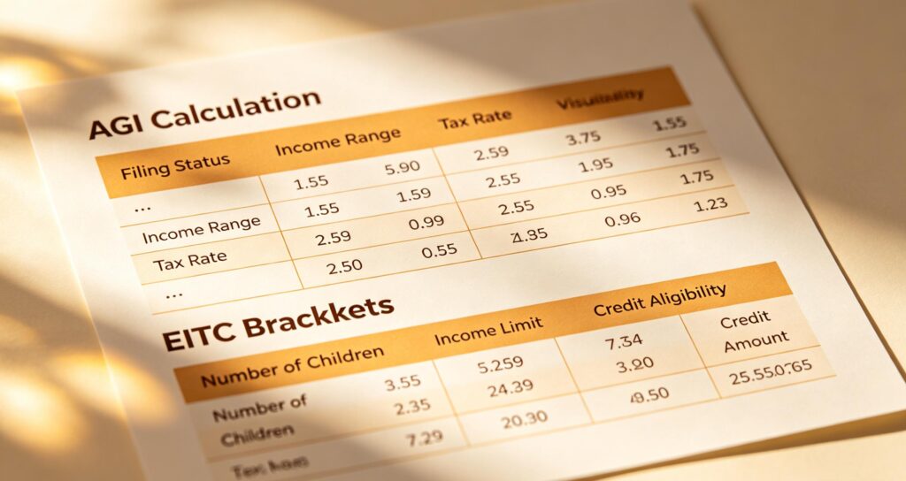2026 EITC income limit calculation for low & middle-income workers
