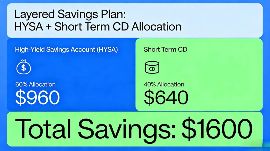 Build layered passive cash flow using debt refinance and HYSA strategies for low to middle-income earners
