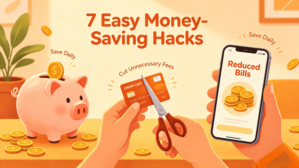 save money without sacrificing lifestyle | monthly money saving tips to cut household bills