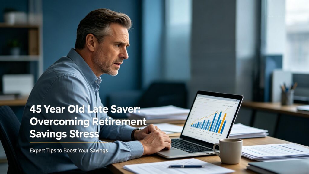 45 year old behind on retirement savings mindset shift tips for late savers