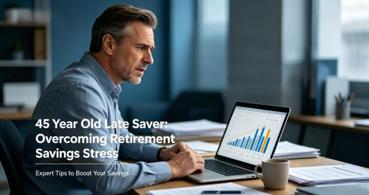45 year old behind on retirement savings mindset shift tips for late savers