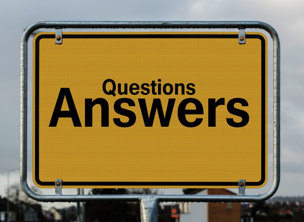 FAQ graphic with question marks for tax credit, horizontal