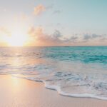 Peaceful future retirement by the ocean with savings plan