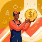 Vibrant finance blog cover showing regular full-time workers getting up to $1000 free government savings bonus under 2026 new IRS tax rules